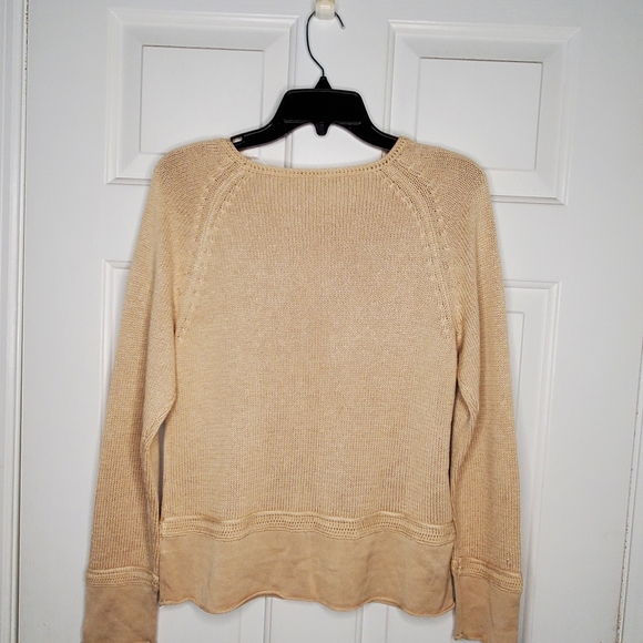 Charter Club Tussah Silk Shirt Size Medium - Picture 3 of 5